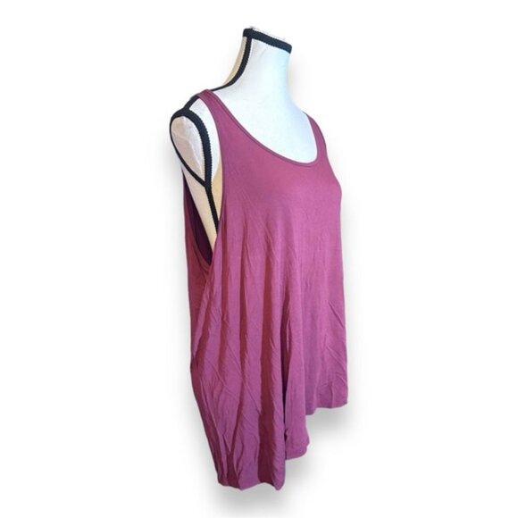 Women’s 3X Reitmans R Essentials Reversible Dusty Rose Scoop Neck Tank Top 22 24 - Picture 6 of 8